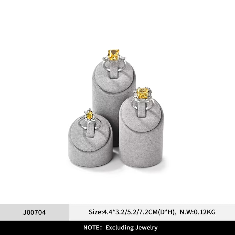 Oirlv 3PCS Rings Stand Jewelry Display Props Jewelry Organizer Rings Display:J007