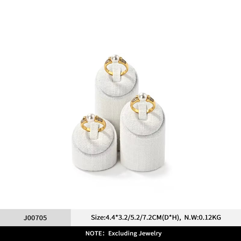 Oirlv 3PCS Rings Stand Jewelry Display Props Jewelry Organizer Rings Display:J007