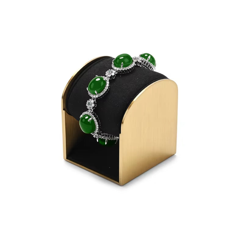 Black microfiber jewelry display set TT165