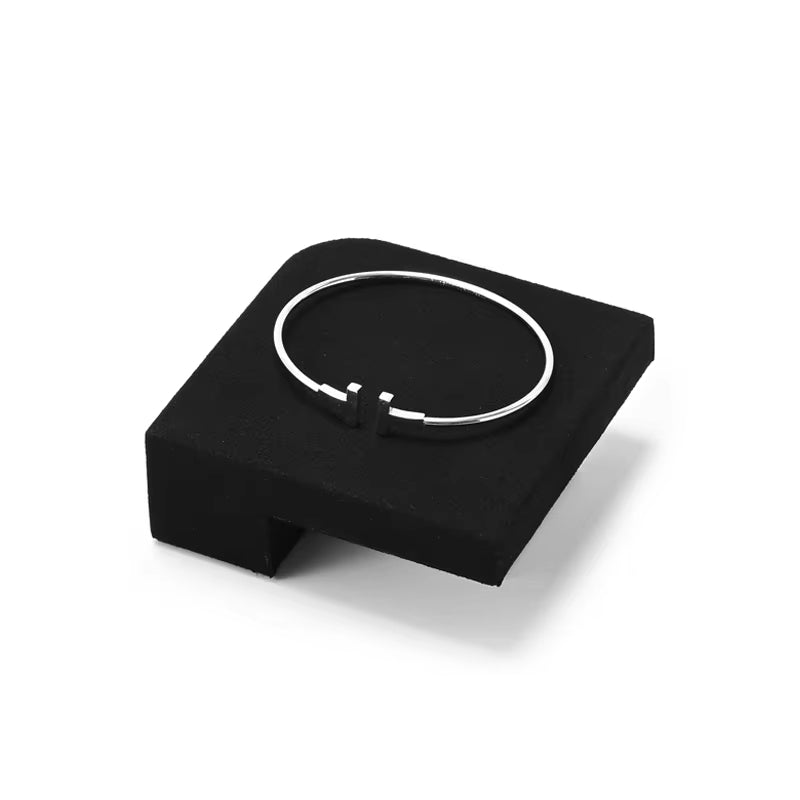 Oirlv Black Jewelry Display Prop Ring Earring Stand :TT442