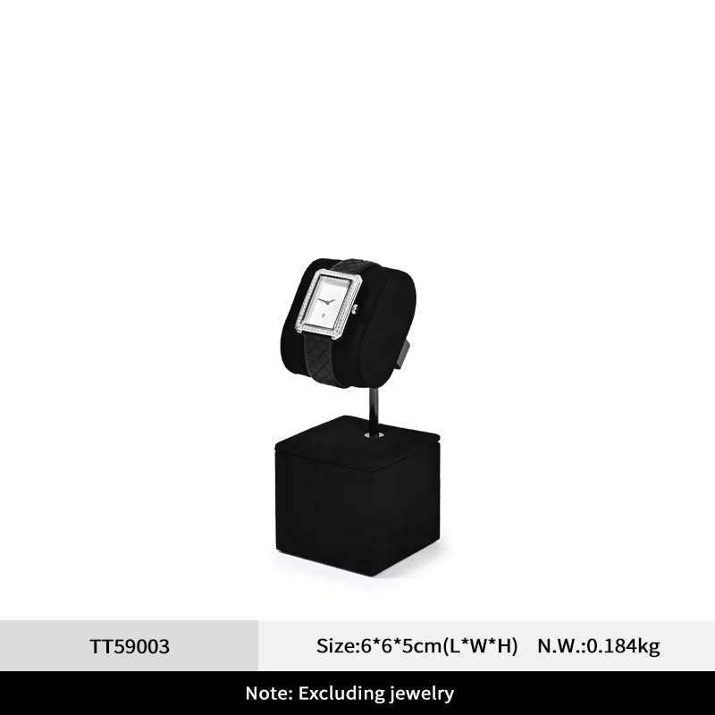 Oirlv Watch Display Stand Watch Counter Microfiber Watch Display