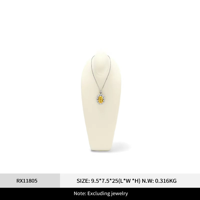 Oirlv Microfiber Jewelry Display Neck Model:RX118