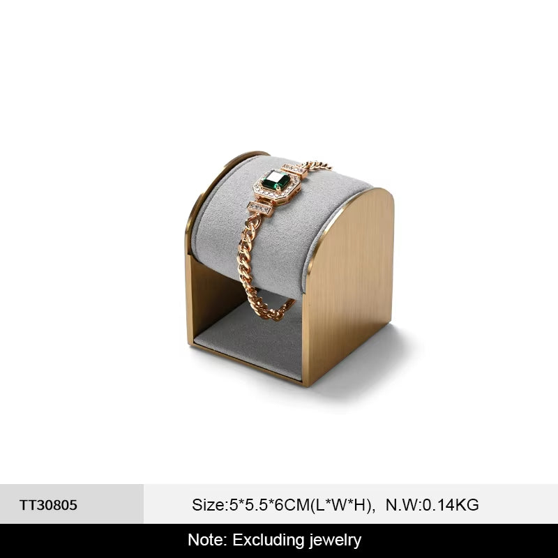 High end Gray Microfiber jewellery display set:TT308