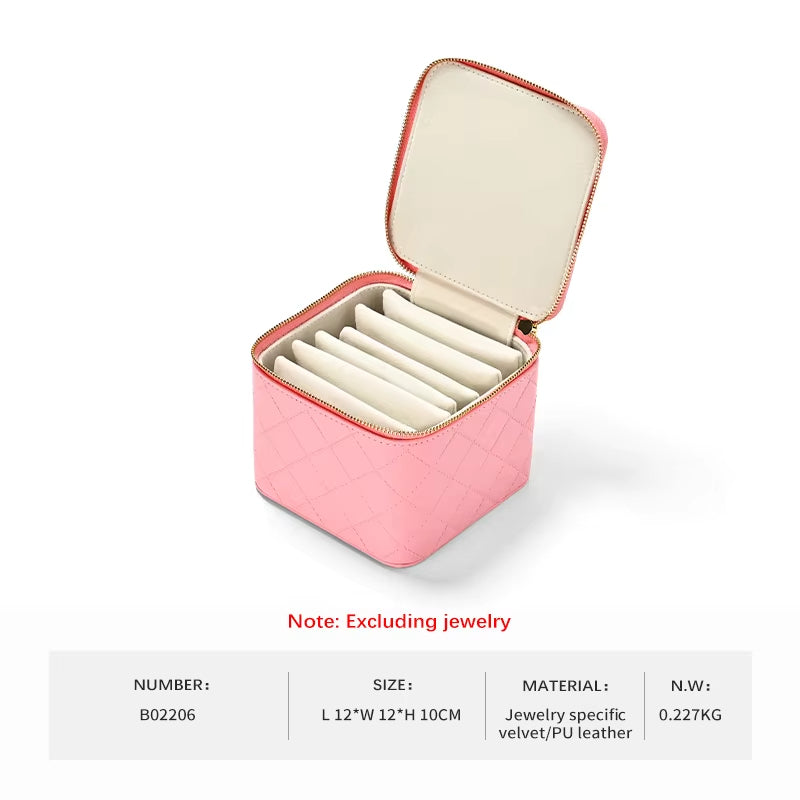 Oirlv Portable Travel Jewelry Storage Box with Separate Bag : B022