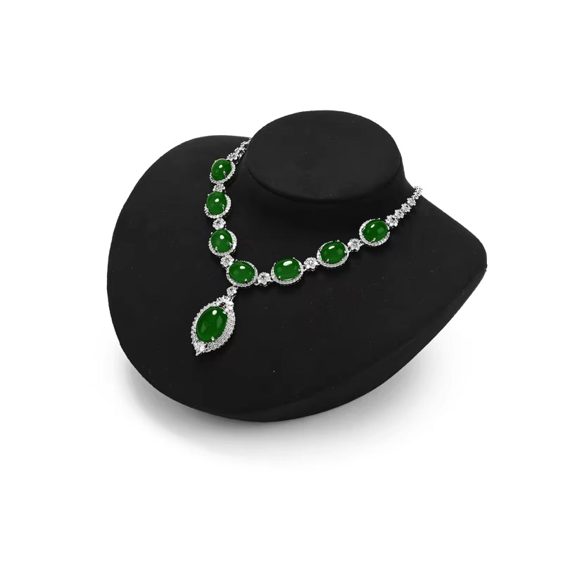 Black microfiber jewelry display set TT165