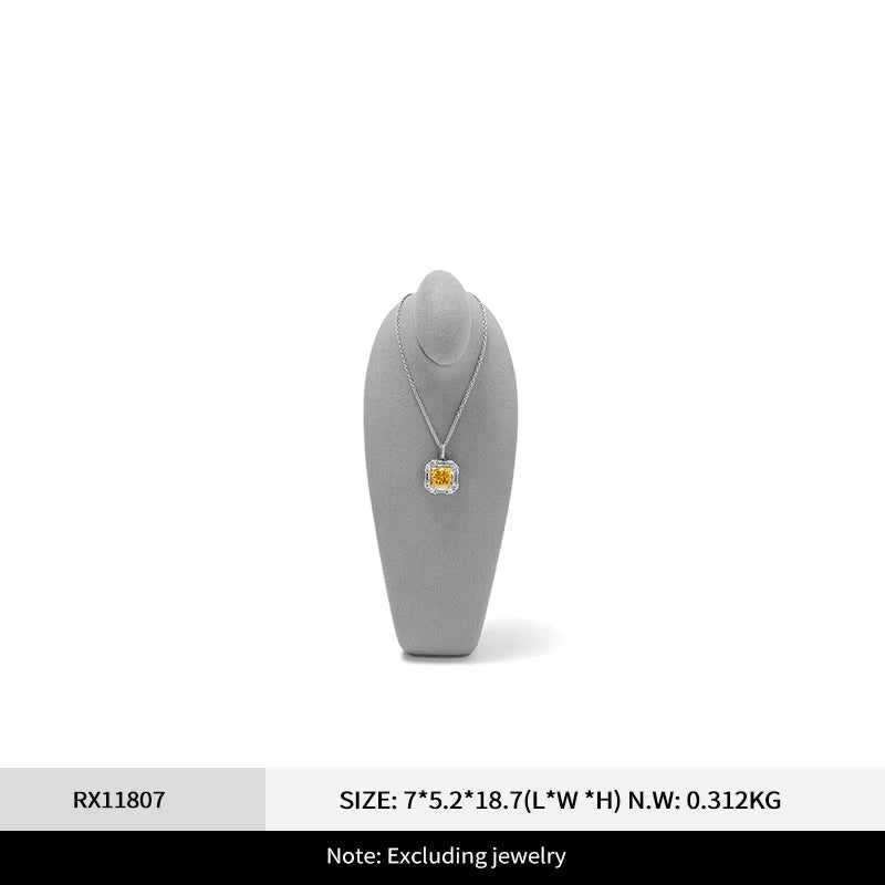 Oirlv Microfiber Jewelry Display Neck Model:RX118