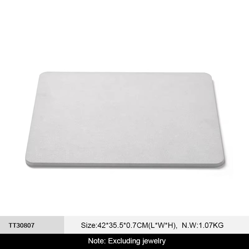 High end Gray Microfiber jewellery display set:TT308