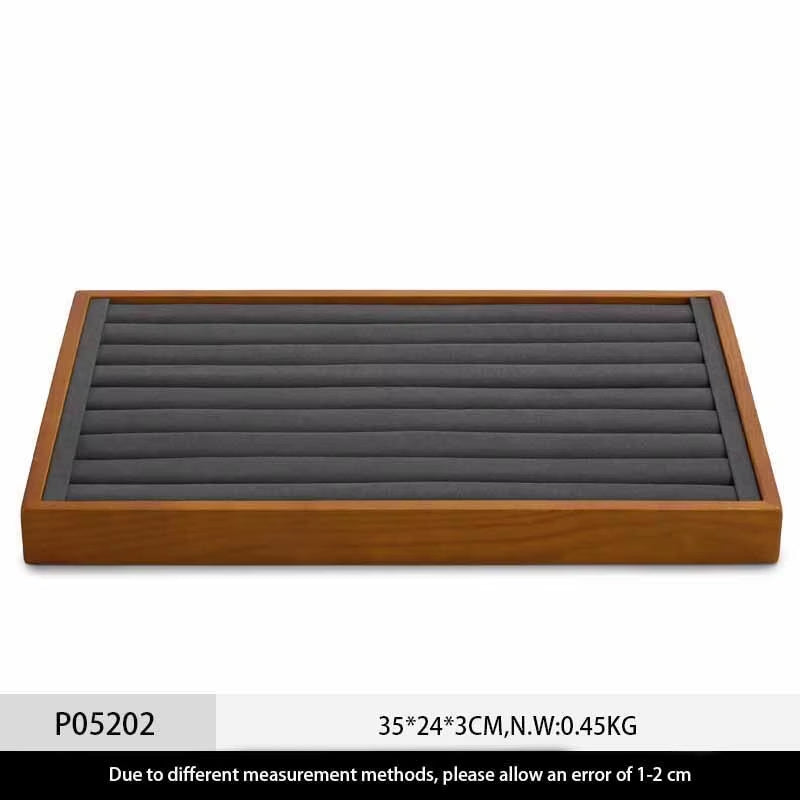 Stackable Solid Wood Jewelry Storage Display Tray P049
