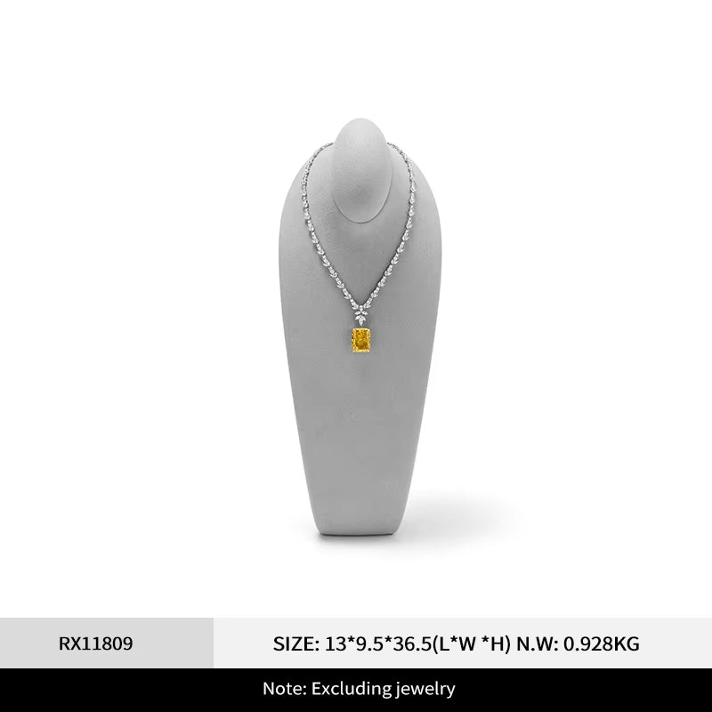 Oirlv Microfiber Jewelry Display Neck Model:RX118