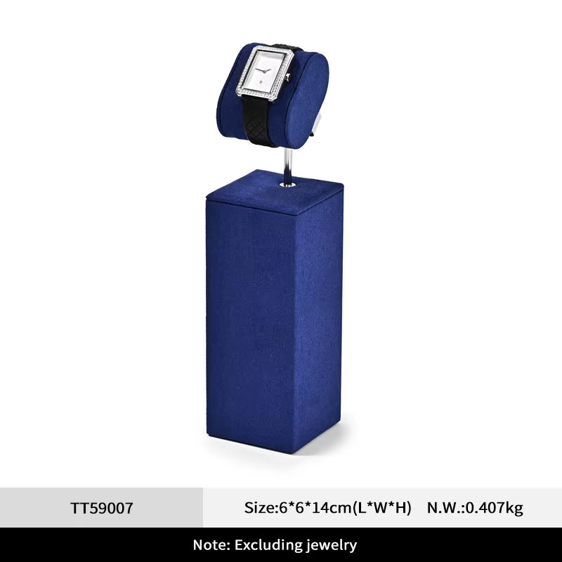 Oirlv Watch Display Stand Watch Counter Microfiber Watch Display