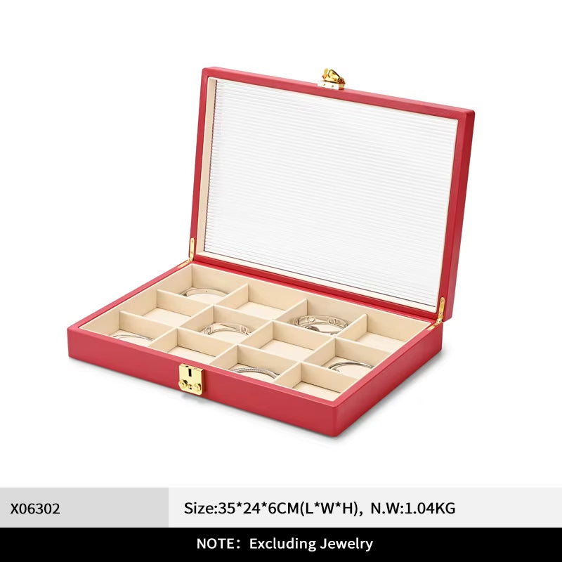 Oirlv Leather Jewelry Box Premium Jewelry Organizer Box