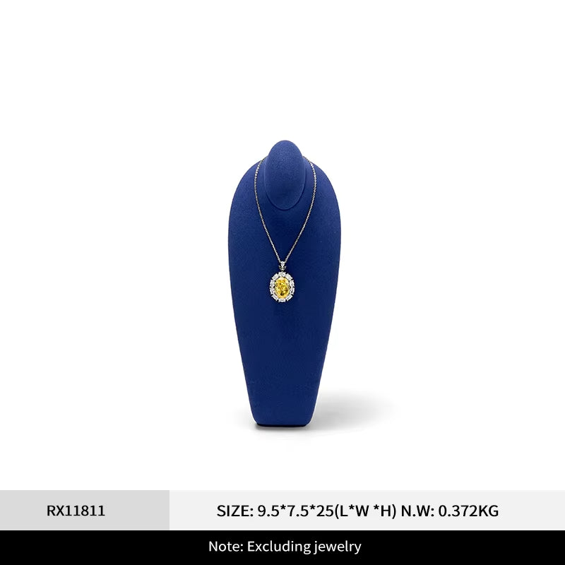 Oirlv Microfiber Jewelry Display Neck Model:RX118