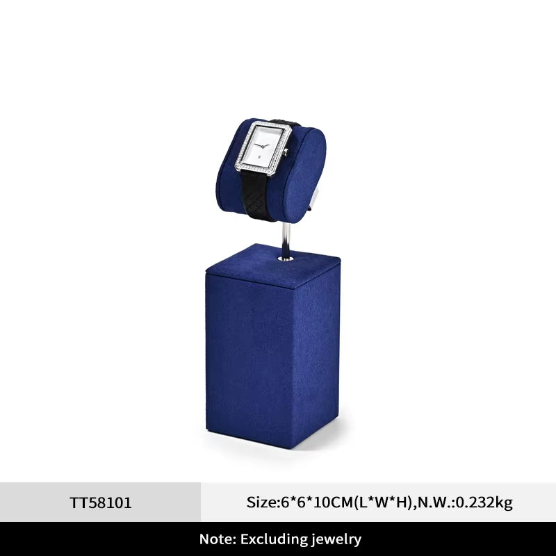 Oirlv Watch Display Stand Watch Counter Microfiber Watch Display