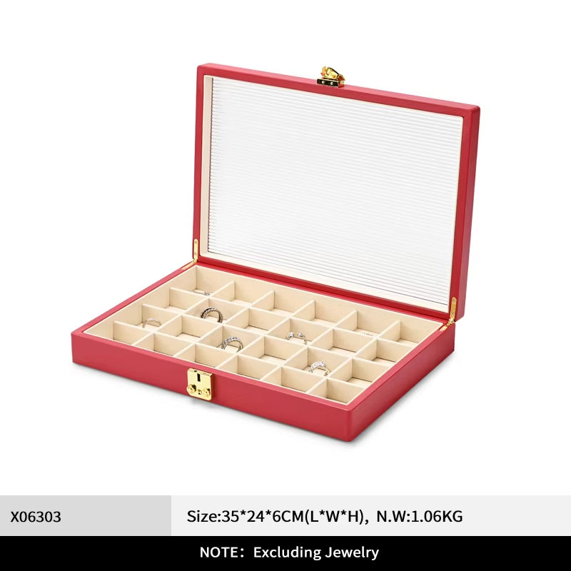 Oirlv Leather Jewelry Box Premium Jewelry Organizer Box