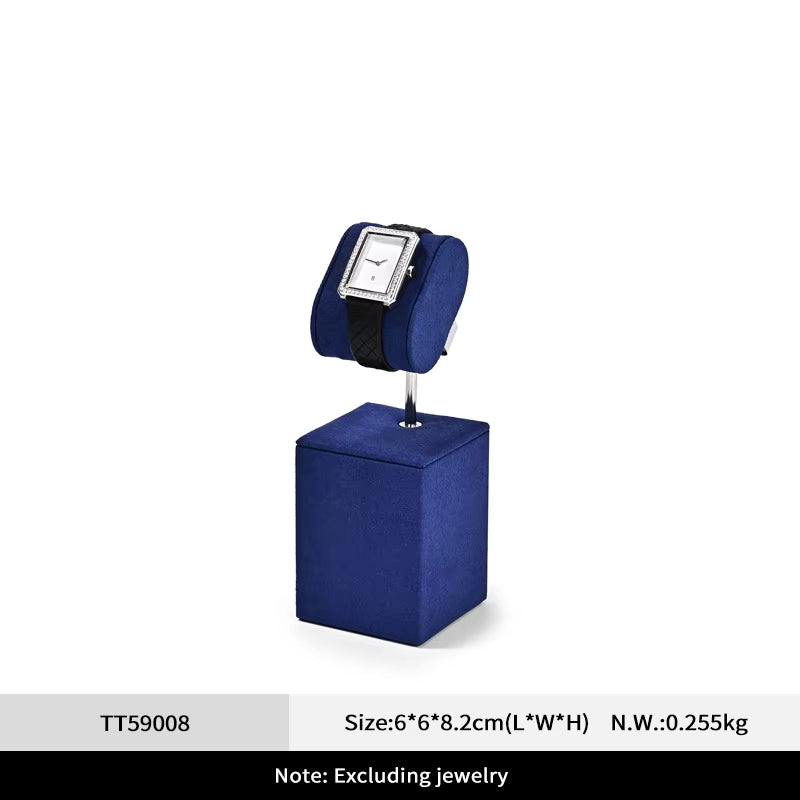 Oirlv Watch Display Stand Watch Counter Microfiber Watch Display