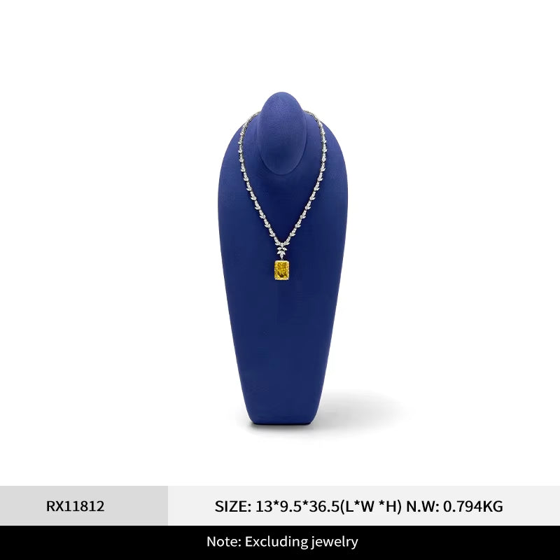 Oirlv Microfiber Jewelry Display Neck Model:RX118