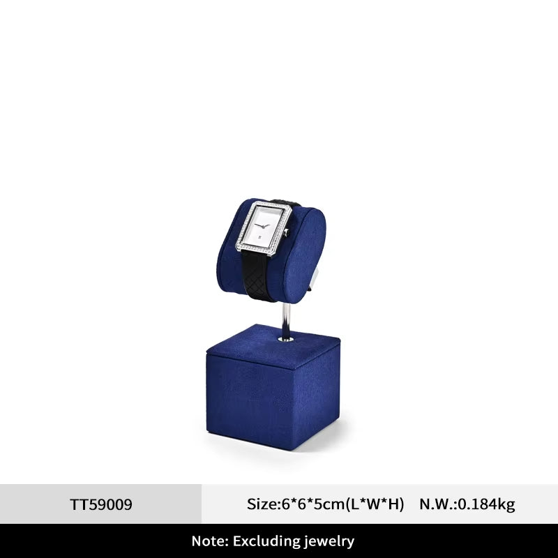 Oirlv Watch Display Stand Watch Counter Microfiber Watch Display