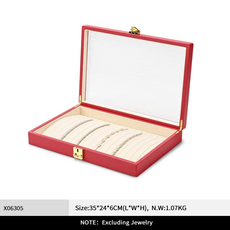 Oirlv Leather Jewelry Box Premium Jewelry Organizer Box