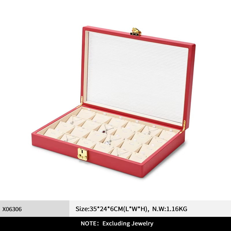 Oirlv Leather Jewelry Box Premium Jewelry Organizer Box