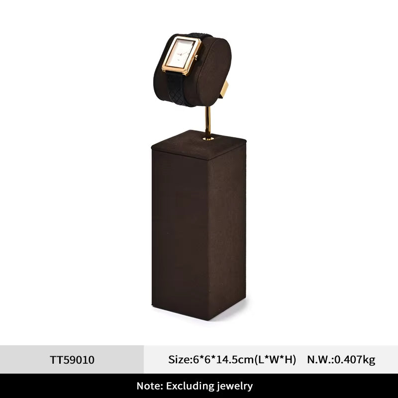 Oirlv Watch Display Stand Watch Counter Microfiber Watch Display