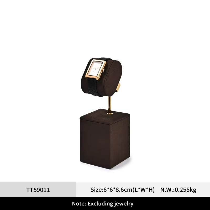 Oirlv Watch Display Stand Watch Counter Microfiber Watch Display