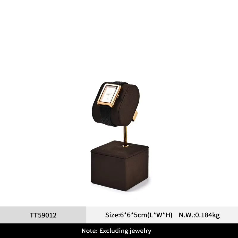 Oirlv Watch Display Stand Watch Counter Microfiber Watch Display