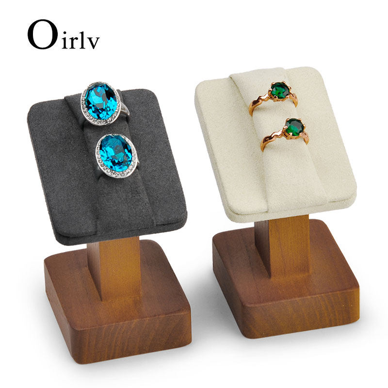 OIRLV Solid Wood Ring Display Stand : SM110