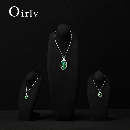 OIRLV New arrival colorful microfiber jewelry bust : RX086-RX087