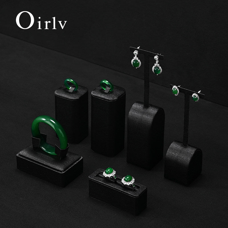 OIRLV Hot sale black silk Jewelry Combination Set:TT576