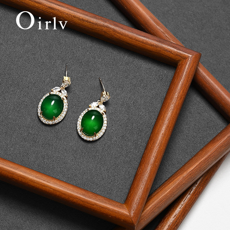 OIRLV Hot sale dark gray Solid wood Jewelry Display Plate : SM234
