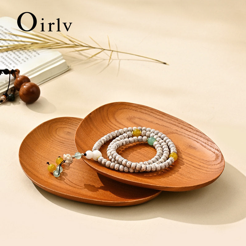 OIRLV Custom wood solid wood storage tray : P218