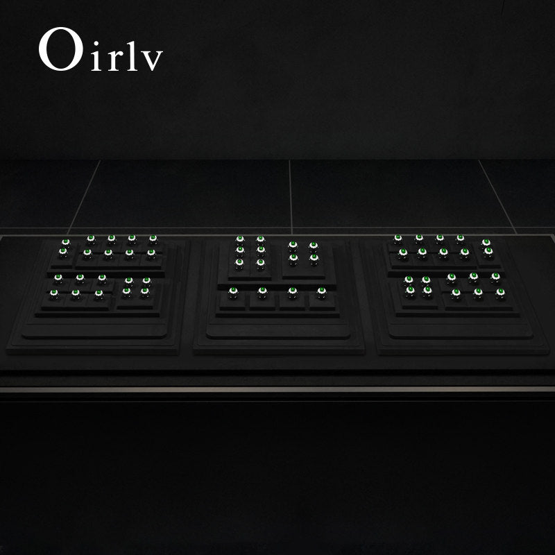 OIRLV wholesale Black Microfiber jewellery ring display:TT417
