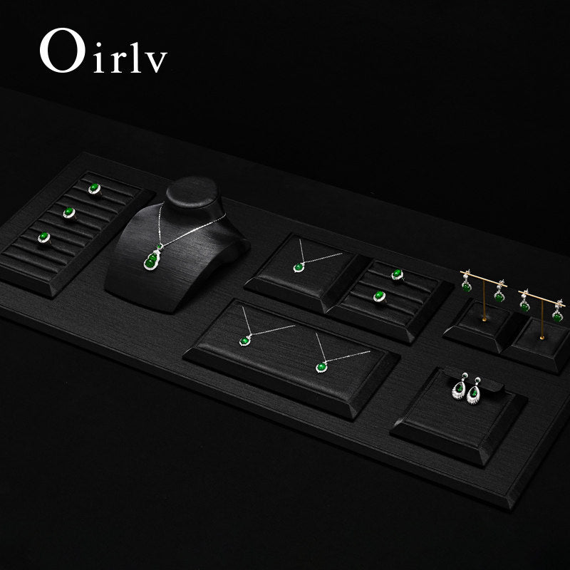 OIRLV New arrival black silk Jewelry Combination Set ：TT574