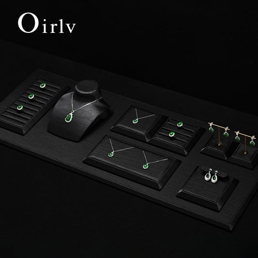 OIRLV New arrival black silk Jewelry Combination Set ：TT574