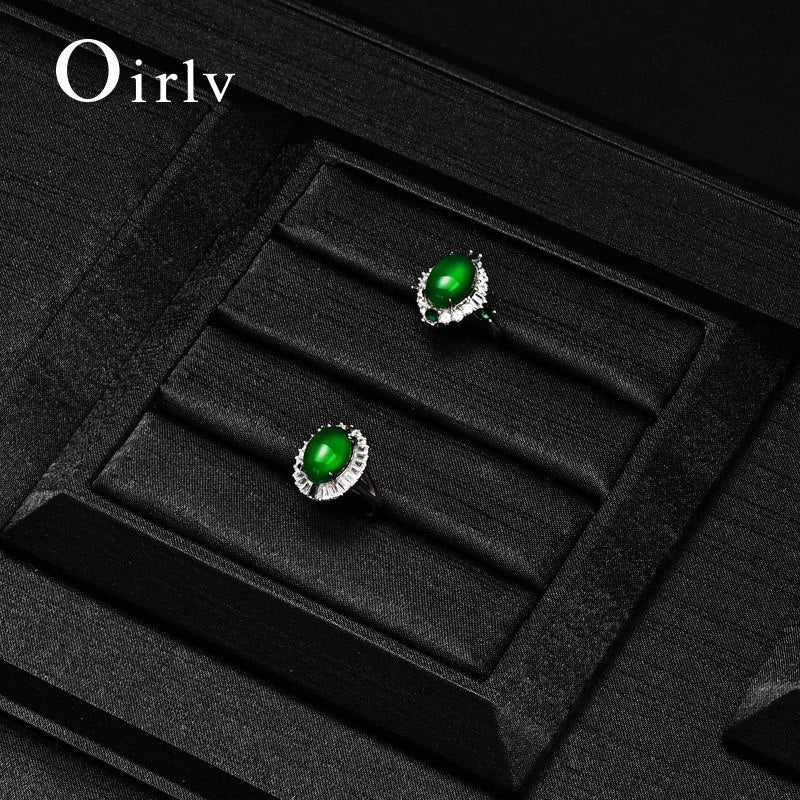 OIRLV New arrival black silk Jewelry Combination Set ：TT574