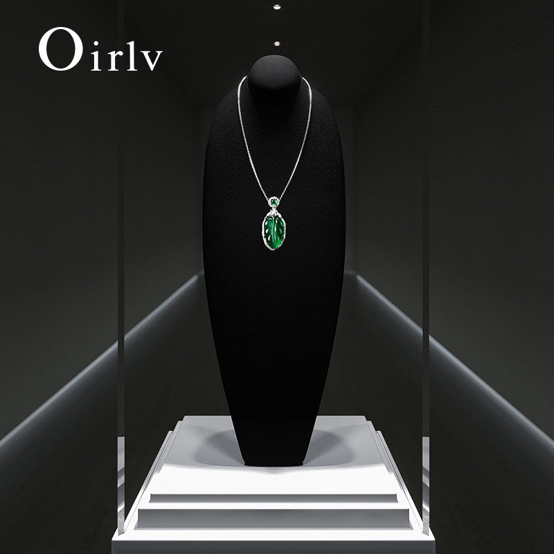 OIRLV New arrival colorful microfiber jewelry bust : RX086-RX087
