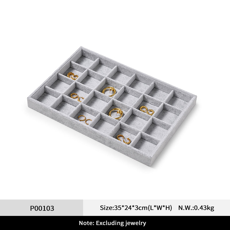 OIRLV Velvet Stackable Jewelry Tray P001