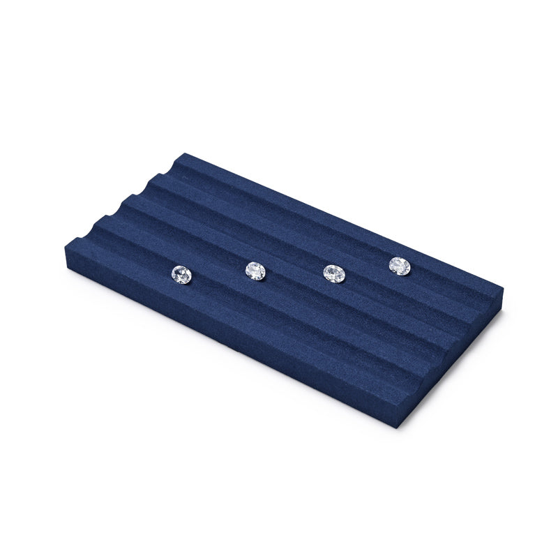 New Blue Microfiber Multiple Combination Jewelry Tray P159