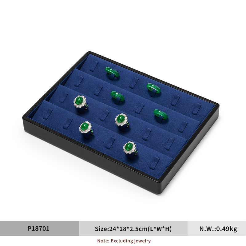 OIRLV New arrival leather jewelry display tray ： P187