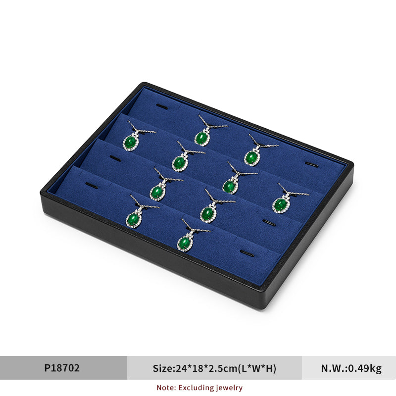 OIRLV New arrival leather jewelry display tray ： P187