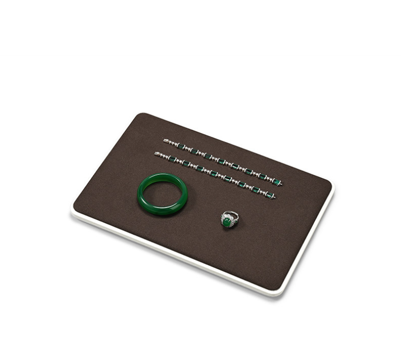 New arrival leather jewelry display tray ： P198