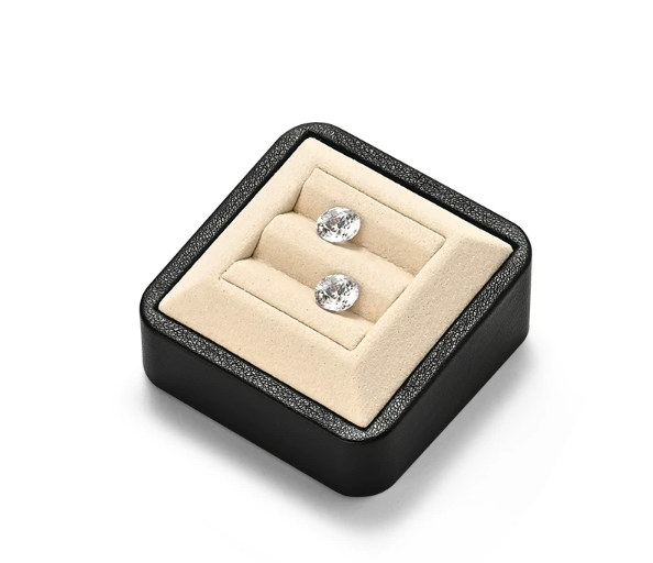 OIRLV New arrival Beige Microfiber Jewelry display tray