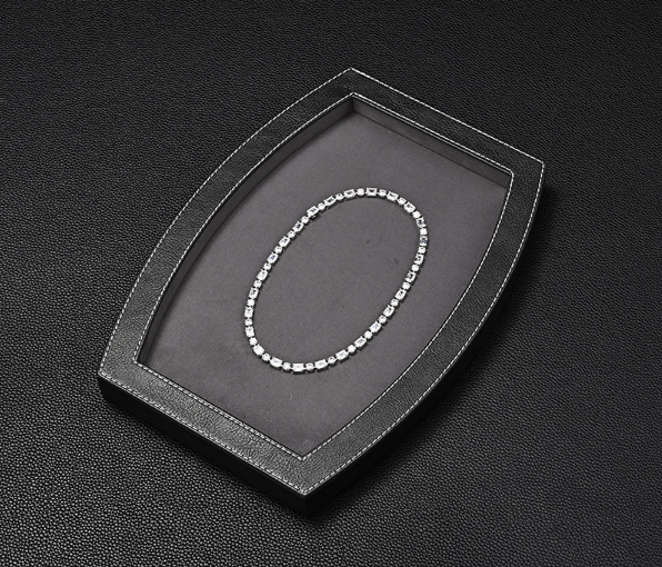 OIRLV Luxury specific velvet Jewelry Display Plate ：P215