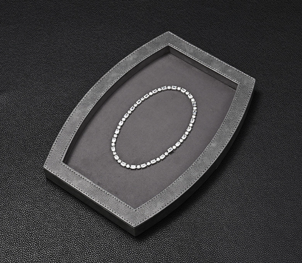 OIRLV Luxury specific velvet Jewelry Display Plate ：P215