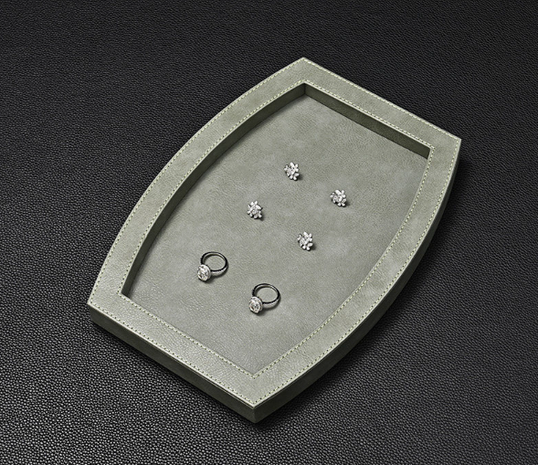 OIRLV Luxury specific velvet Jewelry Display Plate ：P215