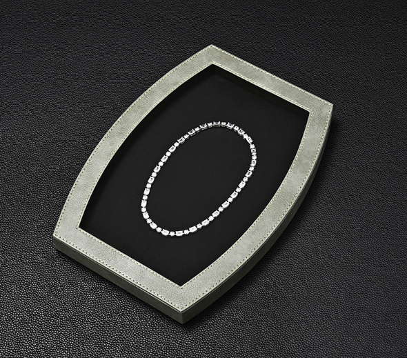 OIRLV Luxury specific velvet Jewelry Display Plate ：P215