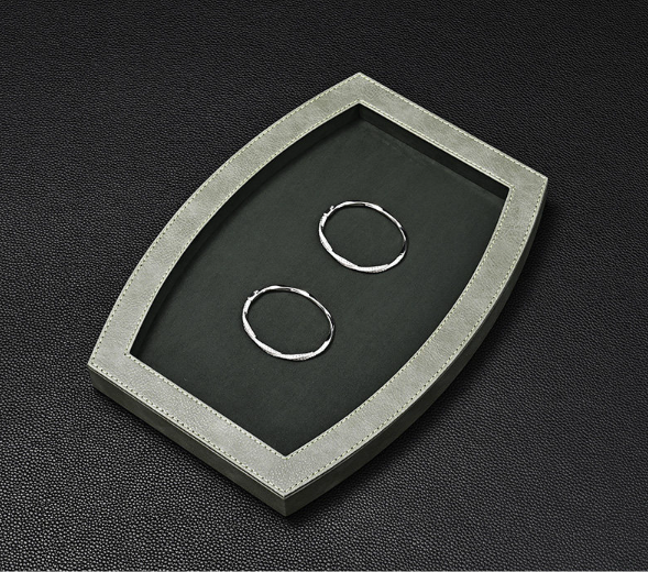 OIRLV Luxury specific velvet Jewelry Display Plate ：P215