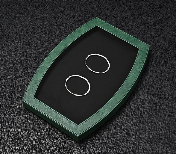 OIRLV Luxury specific velvet Jewelry Display Plate ：P215