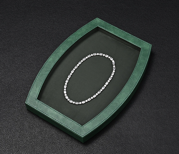 OIRLV Luxury specific velvet Jewelry Display Plate ：P215