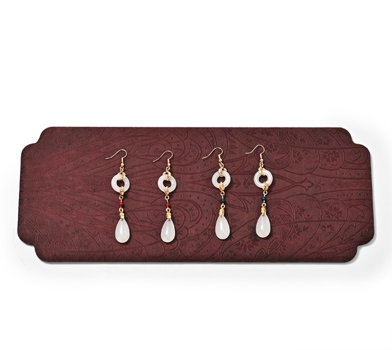 OIRLV Fashion Polychrome Silk Jewelry Display Tray：P228